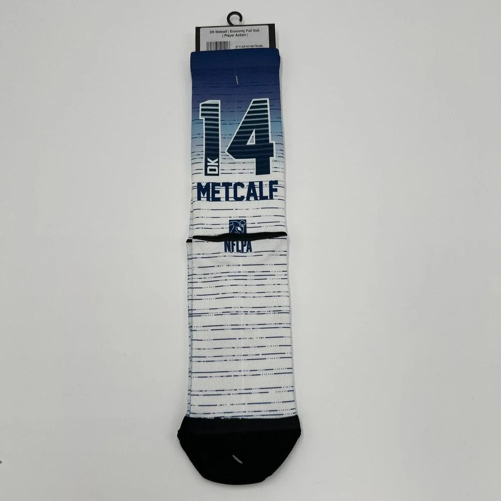 Strideline DK Metcalf Seattle Seahawks NFL Player Action Crew Socks M/L‎ NEW